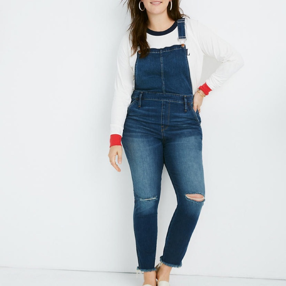 Madewell Roadtripper Overalls in Brodie Wash